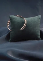 Knot Cuff Bracelet (Silver) BRA000671 - Image 2