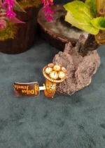 Kundan Polki Round Ring (Adjustable) RIN000040 - Image 2