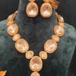 Kundan Polki Statement Necklace Set- NEC27012308