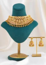 Lakshmi Royale Temple necklace set (Antique Gold) NEC002616