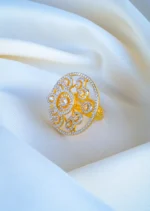 Layered Cocktail Ring (Yellow Gold) RING01208 - Image 2