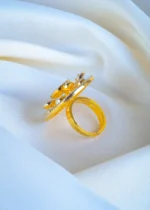 Layered Cocktail Ring (Yellow Gold) RING01208 - Image 3