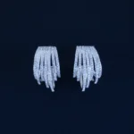 Layered Half Baali Earrings (Silver) EAR001105
