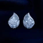 Leaf Luxe Earrings (Silver) EAR001772
