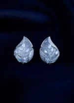 Leaf Luxe Earrings (Silver) EAR001772