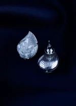 Leaf Luxe Earrings (Silver) EAR001772 - Image 3