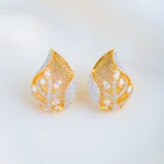 Leaf Luxe Earrings (Yellow Gold) EAR001771