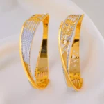 Leaf Touch Bangles (Dual-Color) BAN001917