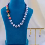 Levander Pearl Luxe Beaded Set (Yellow Gold) NEC002063