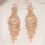 Long Chandelier Earrings (Yellow Gold) EAR000450
