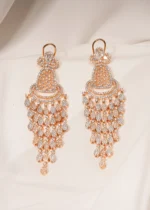 Long Chandelier Earrings (Yellow Gold) EAR000450