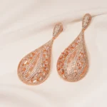 Long Diamond Earrings (Yellow Gold) EAR000439