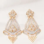 Long Party Earrings (Yellow Gold) EAR000698
