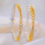Luminara Diamond Touch Bangles (Yellow Gold) BAN002025