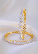 Luminara Diamond Touch Bangles (Yellow Gold) BAN002025 - Image 2