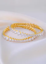 Luminara Diamond Touch Bangles (Yellow Gold) BAN002025 - Image 3
