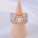 Luxe Bow-Tie Statement Ring (Yellow Gold) RING02181
