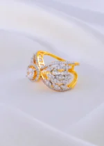Luxe Bow-Tie Statement Ring (Yellow Gold) RING02181 - Image 2