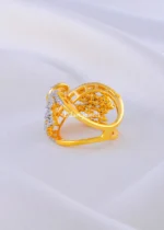 Luxe Bow-Tie Statement Ring (Yellow Gold) RING02181 - Image 3