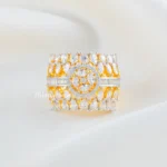 Luxe Gold Filigree Diamond Ring (Yellow Gold) RING02423