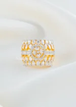 Luxe Gold Filigree Diamond Ring (Yellow Gold) RING02423