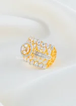 Luxe Gold Filigree Diamond Ring (Yellow Gold) RING02423 - Image 2