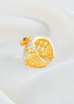Luxe Gold Filigree Diamond Ring (Yellow Gold) RING02423 - Image 3