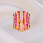 Luxe Radiance Ruby Band (Yellow Gold) RING01914