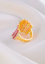 Luxe Radiance Ruby Band (Yellow Gold) RING01914 - Image 3