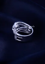 Luxury American Diamond Solitaire Band (Silver) RING02369 - Image 3