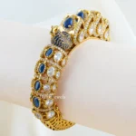 Maharaja Sapphire color Luxe Bracelet (Yellow Gold) BRA002449