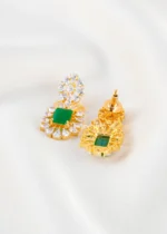 Maharani Emerald Necklace Set (Yellow Gold) NEC002604 - Image 3