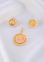 Maharani Pearl Accent Set (Yellow Gold) PSET02279