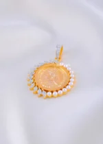 Maharani Pearl Accent Set (Yellow Gold) PSET02279 - Image 3