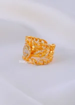 Majestic Halo Chain Ring (Yellow Gold) RING02263 - Image 2