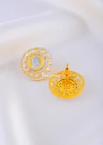 Majestic Orbit American Diamond Set (Yellow Gold) PSET02281 - Image 4