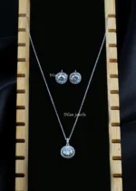 Majestic Shine Necklace Set (Silver) NEC002576