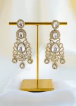 Majestic Victorian Kundan Polki Necklace Set (Victorian) NEC001582 - Image 4