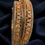 Marquise Openable Bangles (Yellow-Gold) BAN000425