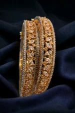 Marquise Openable Bangles (Yellow-Gold) BAN000425