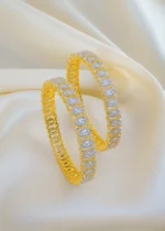 Marquise Radiant Bangles (Yellow Gold) BAN001495 - Image 3