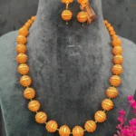 Matar Mala Necklace Set (Yellow-Gold)- NEC04032301
