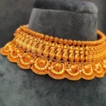 Mayur Temple Choker Set  with Mangtika- NEC04032305