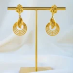 Meera Mandala Drops (Antique Gold) EAR001778