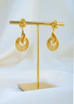 Meera Mandala Drops (Antique Gold) EAR001778 - Image 2