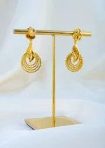 Meera Mandala Drops (Antique Gold) EAR001778 - Image 3