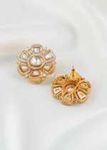 Meher Green Elegance Necklace Set (Yellow Gold) NEC002688 - Image 3