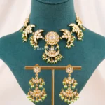 Meher Moonlight Necklace Set (Yellow Gold) NEC002717
