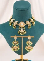 Meher Moonlight Necklace Set (Yellow Gold) NEC002717