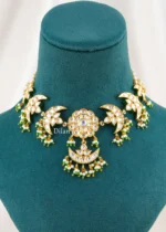 Meher Moonlight Necklace Set (Yellow Gold) NEC002717 - Image 2
